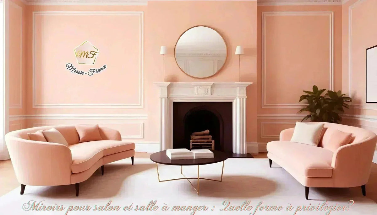 Quelles formes sont à privilégier pour un miroir salon ou salle à manger selon votre design intérieur?