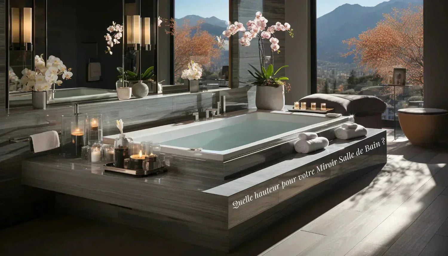 Quelle hauteur choisir pour votre miroir de salle de bain ?
