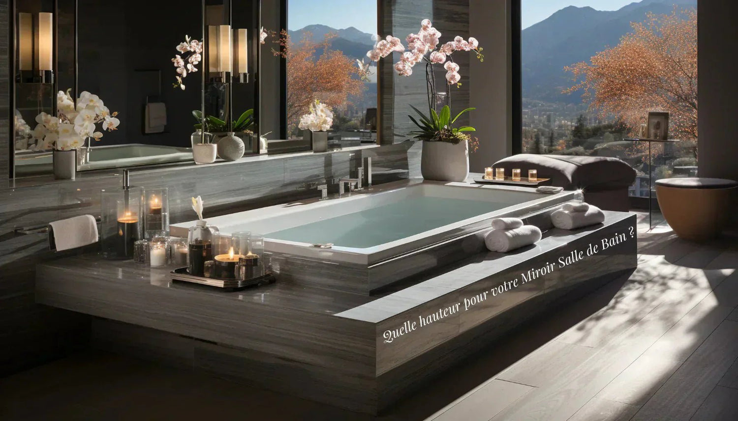 Quelle hauteur choisir pour votre miroir de salle de bain ?