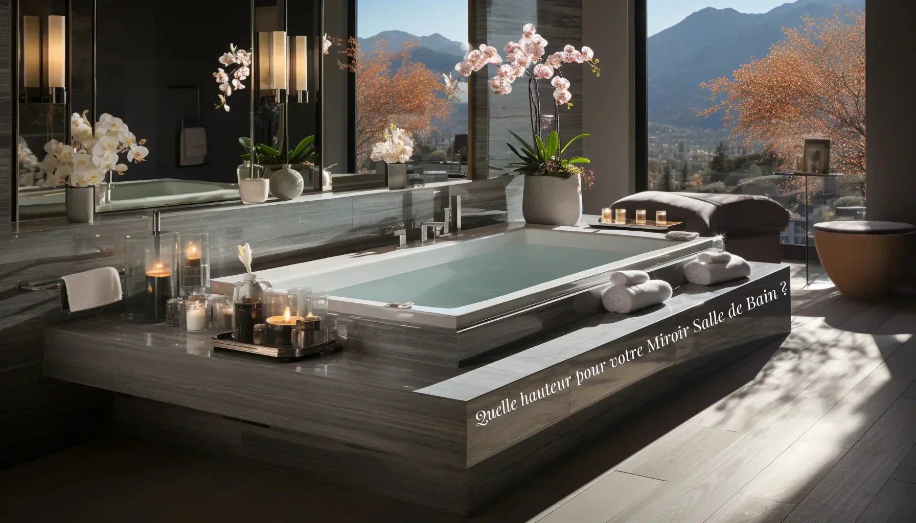 Quelle hauteur choisir pour votre miroir de salle de bain ?