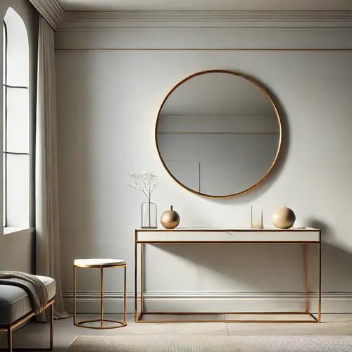 Round Gold Mirrors - Contemporary and Brilliant Design