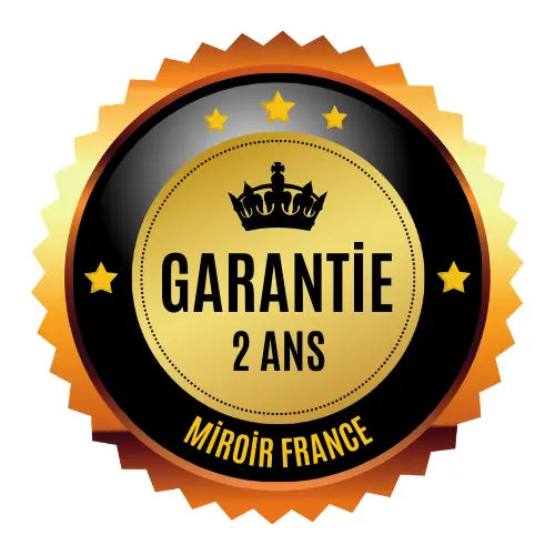 Garantie de deux ans sur les miroirs LED Miroir France.