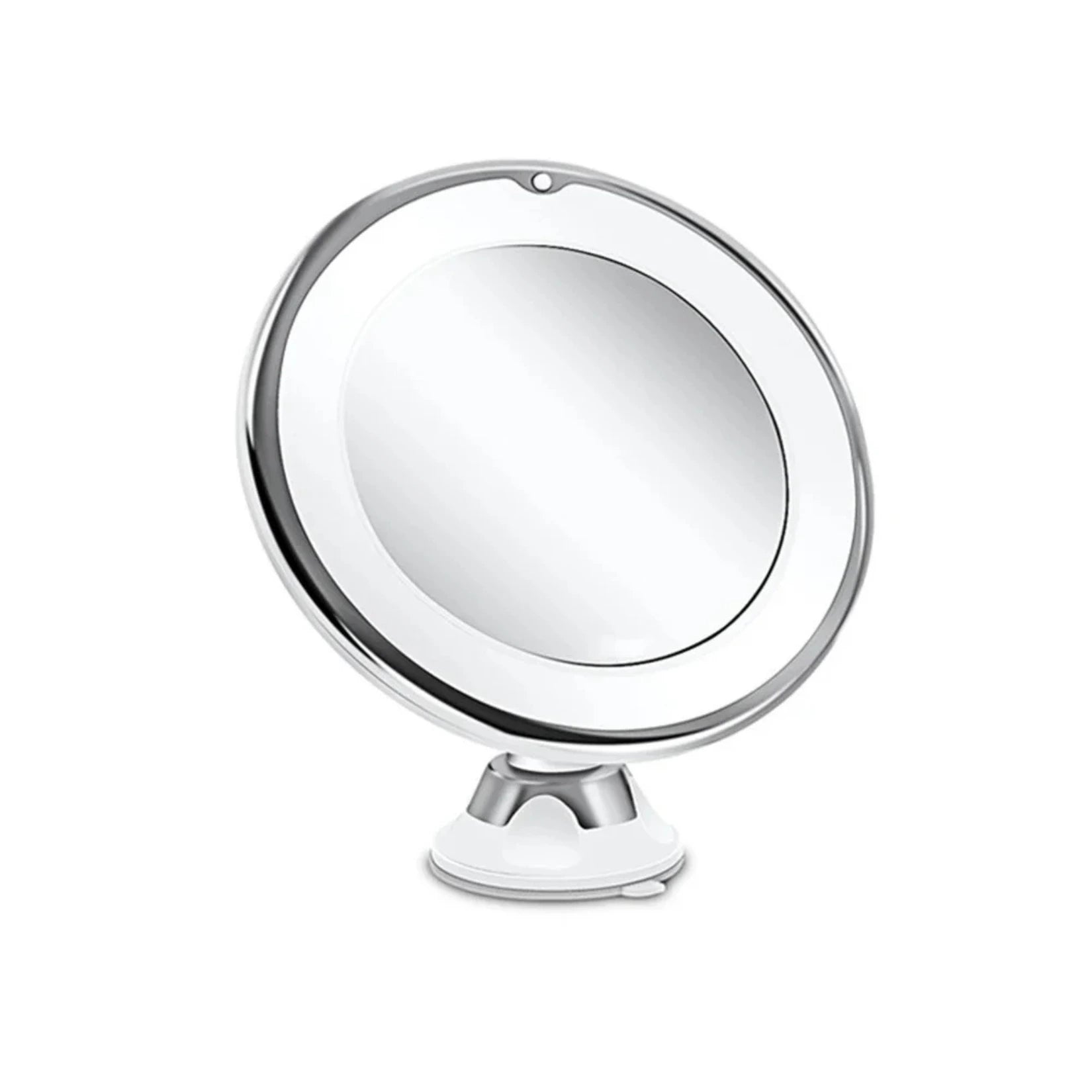 Miroir Grossissant et Lumineux 10X à Ventouse et sur Pied élégant.