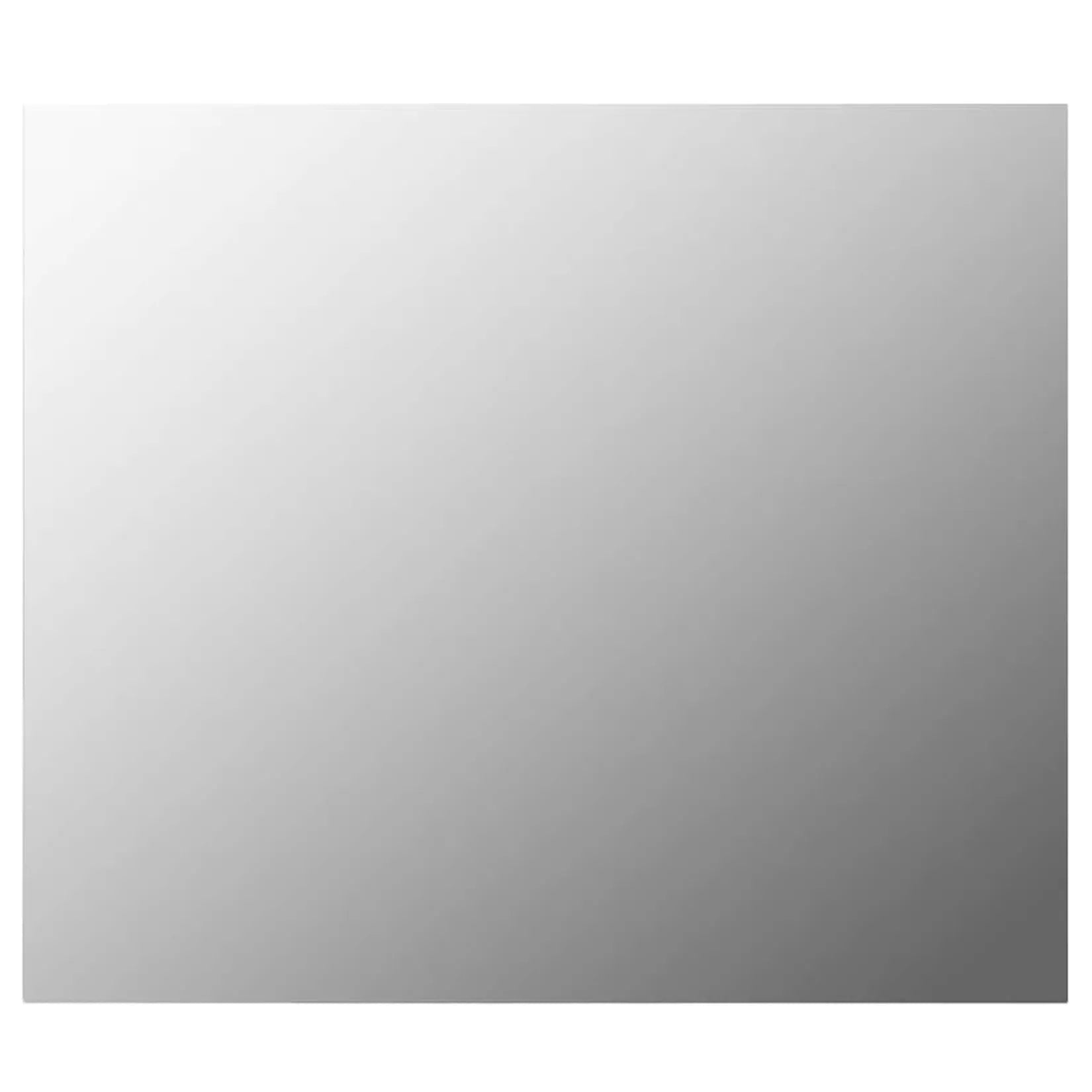 Miroir sans cadre rectangulaire mural format paysage 70x50 cm.