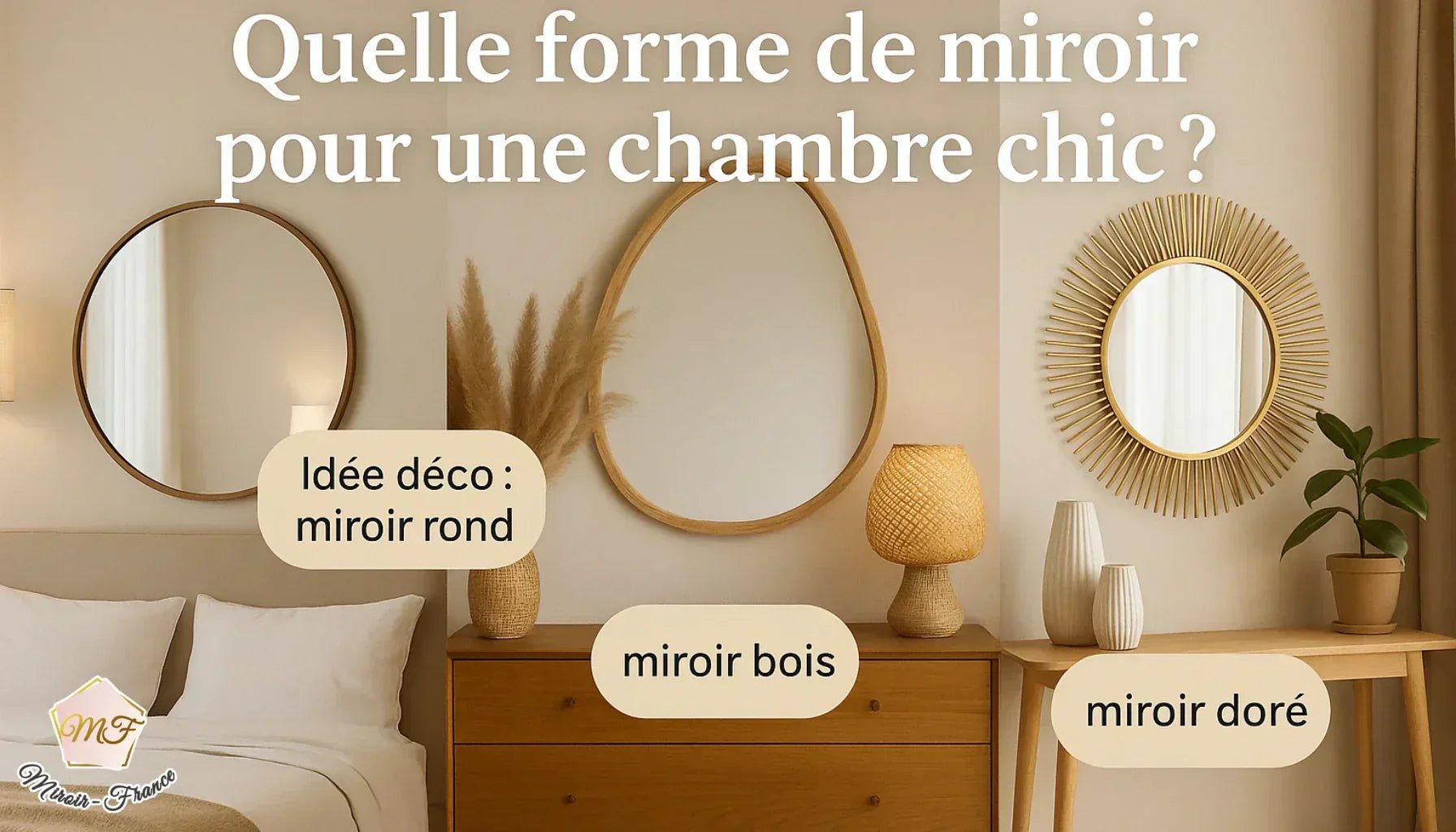 Quelle forme de miroir choisir pour une chambre chic ? - Image Discover optimisée