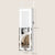 Armoire à bijoux avec miroir LED, dimensions 108 x 37 x 10,5 cm, design mural ou porte suspendue.