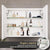 Intérieur d’Armoire à Miroir Salle de Bain avec étagères réglables et produits de toilette.