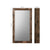Dimensions de l’armoire à bijoux miroir bois 67x37x10 cm.