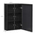 Vue intérieure de l’armoire de toilette miroir avec ses dimensions exactes 60x40x15 cm.