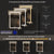 Armoire de toilette miroir LED avec 3 températures de lumière réglables.