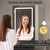 Armoire de toilette miroir avec LED et fonction mémoire de luminosité.