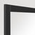 détail du cadre d’un miroir bois noir en mdf décoratif