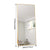 Grand miroir sur pied doré 180x80 cm avec dimensions illustrées.
