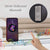 Miroir à maquillage lumineux avec Bluetooth intégré et commandes tactiles.