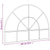 Schéma avec dimensions du miroir arche mural 100x70 cm – Largeur 100 cm, Hauteur 70 cm.