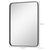Miroir cadre noir rectangulaire dans des dimesnsions de 80x60 cm.