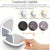 Miroir compact avec luminosité LED réglable et contrôle tactile
