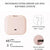 Miroir de poche grossissant rechargeable par câble USB Type-C.