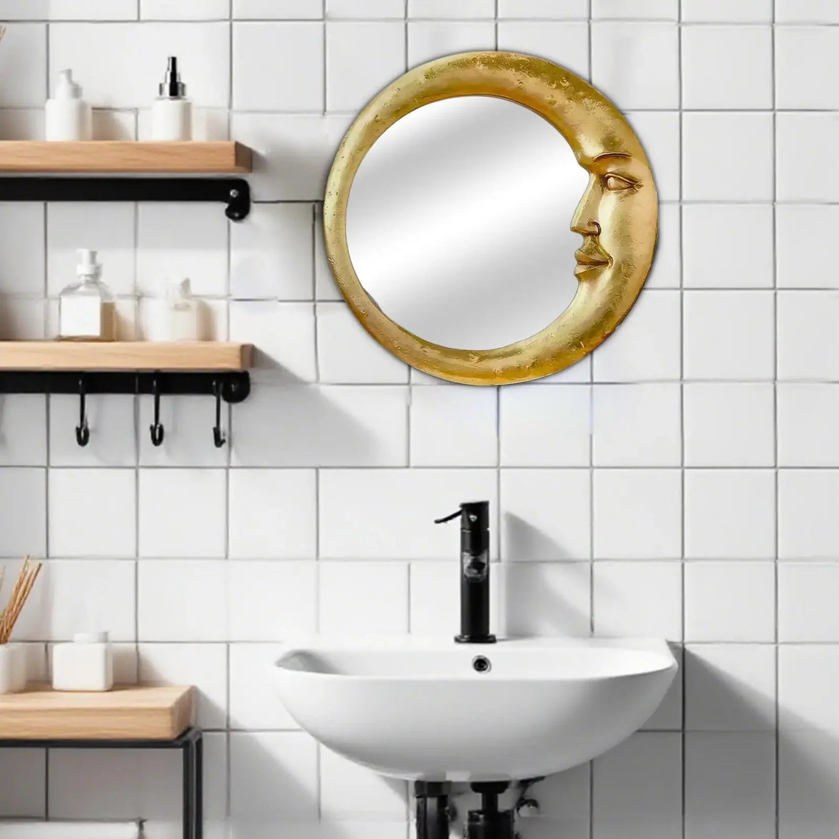 Miroir de Sorcière dans une salle de bain.