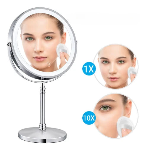 miroir-sur-pied-double-face-zoom-1x-10x-avec-lumiere-led-3-couleurs
