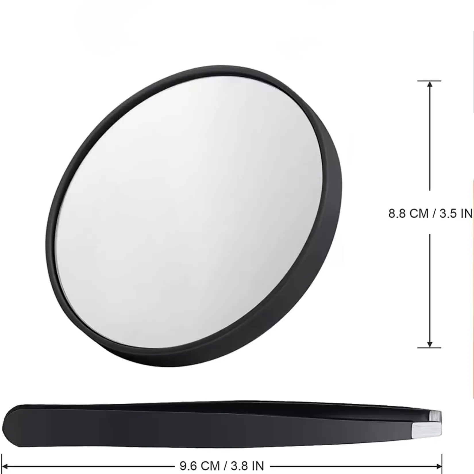 Miroir Grossissant 50 Fois dimensions compact 8,8 cm de diamètre.