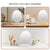 Miroir grossissant x7, idéal pour décorer votre espace maquillage avec style.