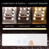 Miroir Hollywood pas cher avec éclairage ajustable et intensité variable.