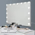 Miroir LED Maquillage avec fixation murale pour un gain de place optimal