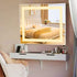 Miroir Maquillage LED avec réglage de température de lumière pour un maquillage précis.