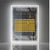 Miroir mural lumineux avec fonction anti-buée intégrée.