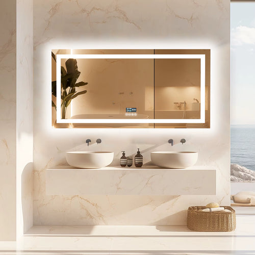 miroir-salle-de-bain-led-avec-fonction-bluetooth-et-éclairage-design