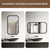 Pose verticale ou horizontale au-dessus d’un lavabo, installation simple et adaptable.
