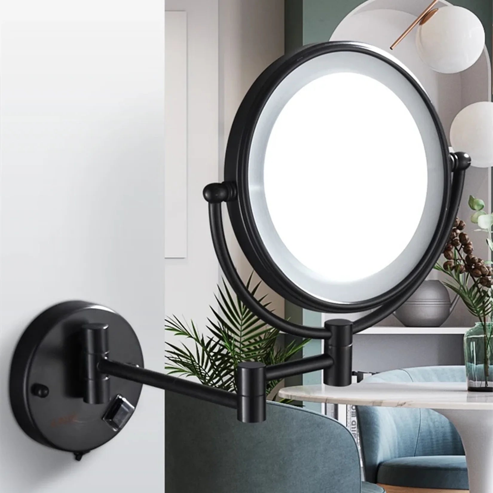 Miroir Pivotant Mural Ambiance Salle de Bain.