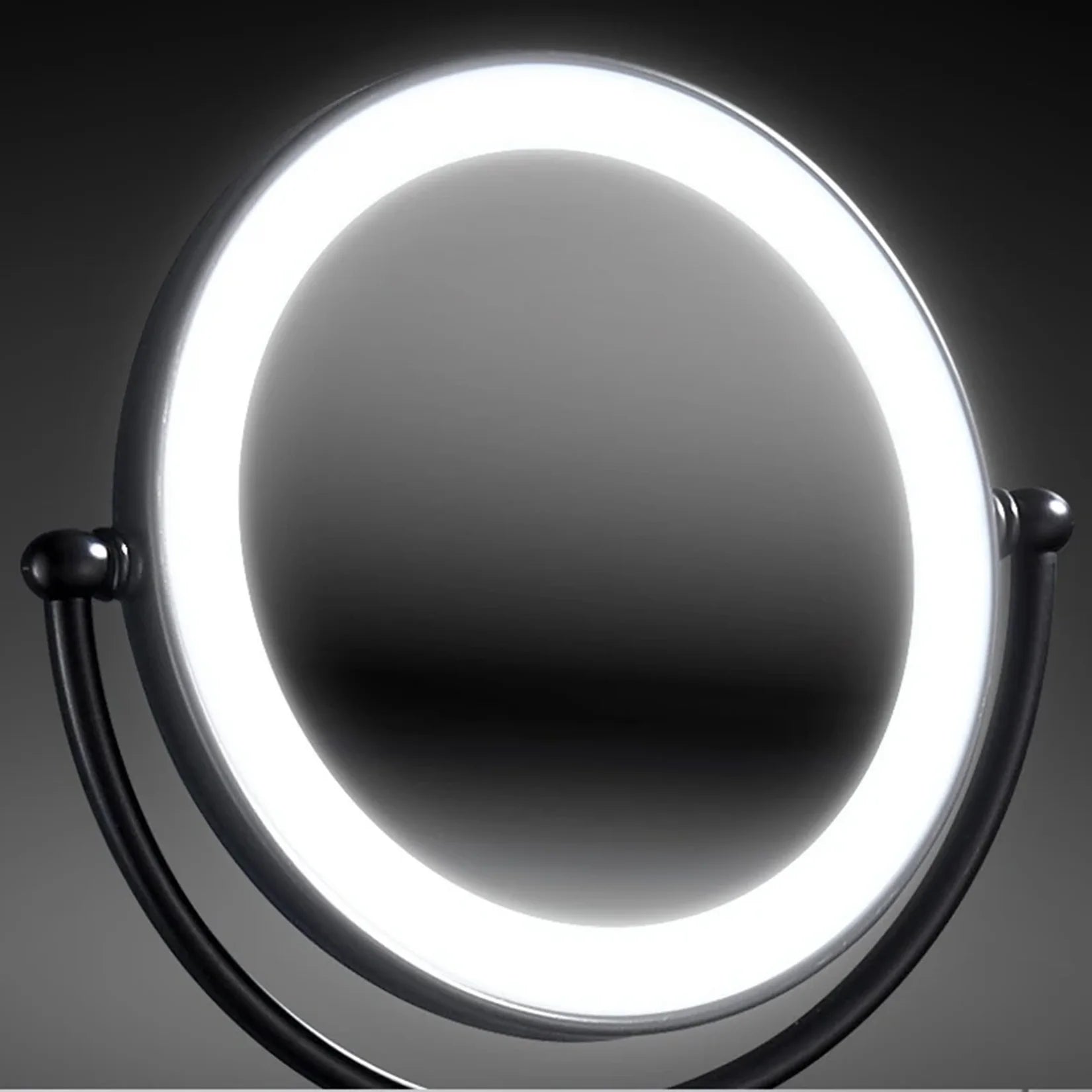 Miroir Pivotant Mural Détail LED Périphérique.