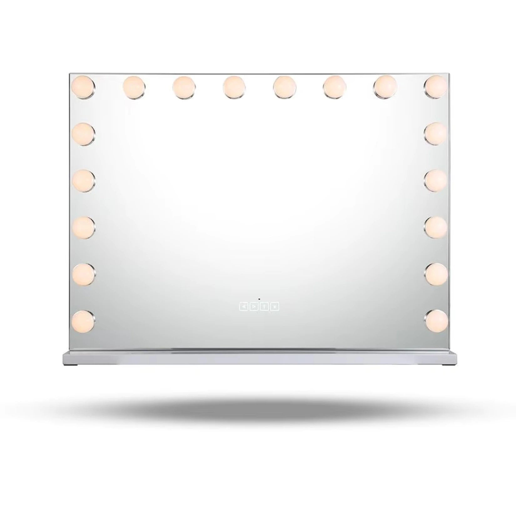 Découvrez les fonctionnalités avancées de ce miroir professionnel de maquillage : Bluetooth, USB, tactile et plus.