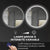 Miroir rond 80 cm LED créant une ambiance moderne dans une salle de bain