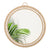 Miroir rotin rond avec une touche naturelle pour une ambiance apaisante.