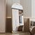 Miroir sur pied doré 180x80 cm chambre élégante