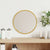 Petit Miroir Rond Doré 20 cm pour Décoration Murale Élégante.